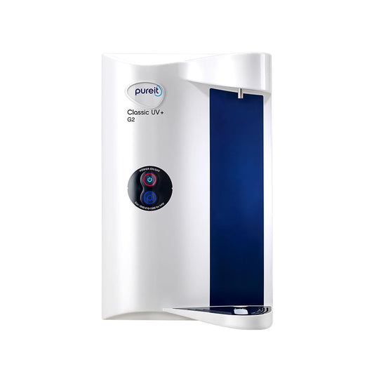 Pureit Classic G2 UV+ Water Purifier | For Municipal/Tap Water Only | White